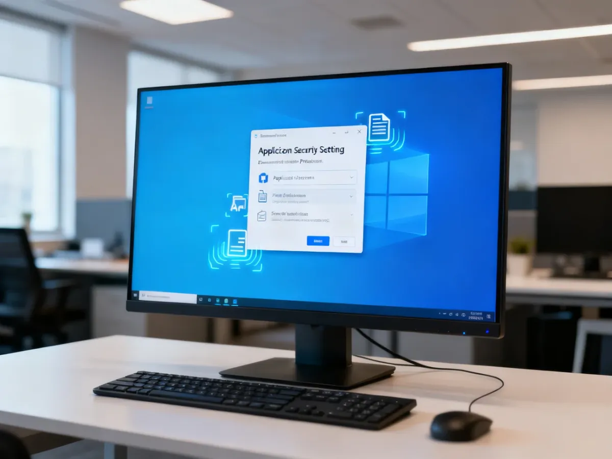 Ustawienia ochrony aplikacji i plików w Zabezpieczeniach Windows