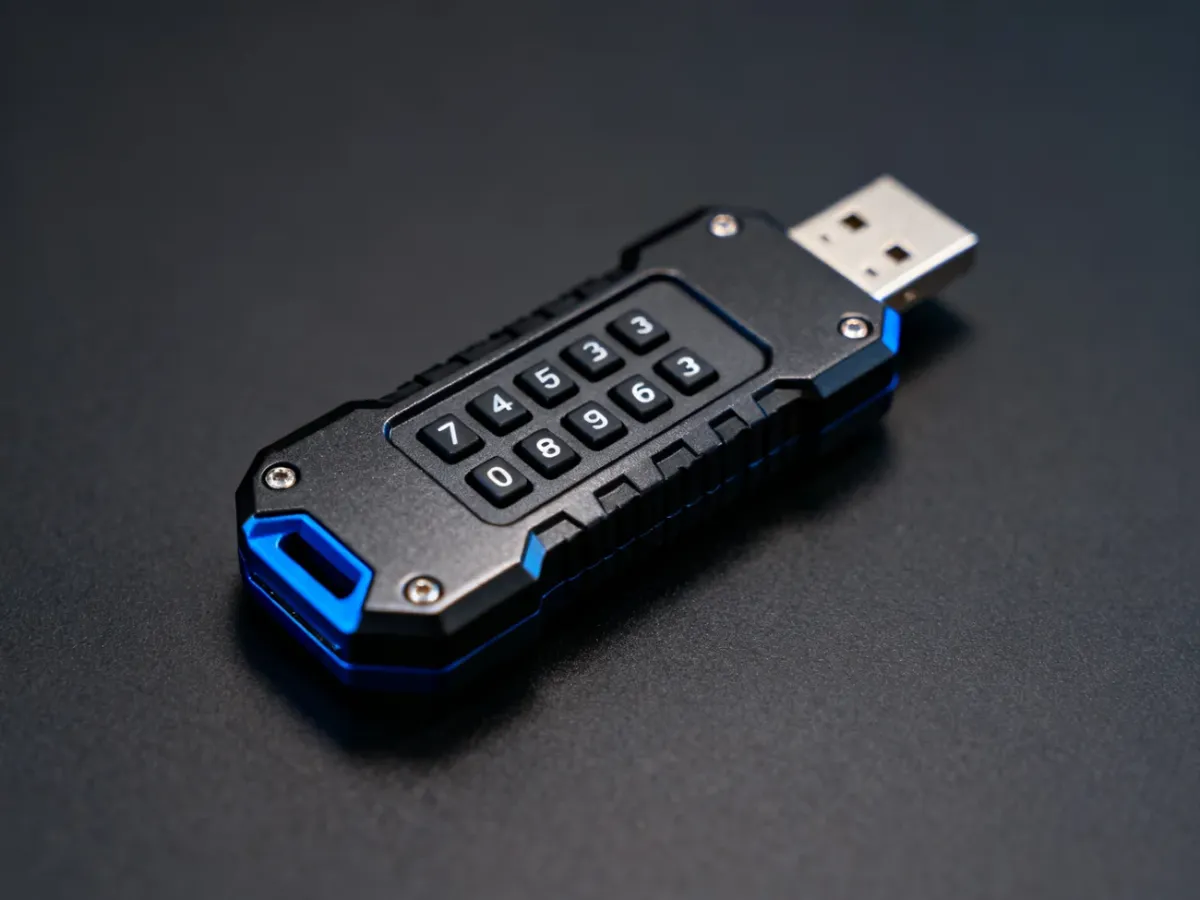 Pendrive z klawiaturą numeryczną do sprzętowego odblokowywania danych