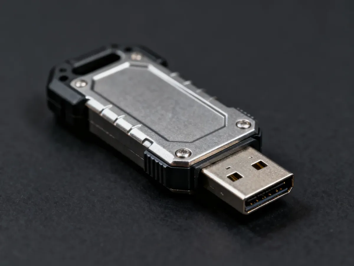 Wytrzymały pendrive szyfrowany sprzętowo w metalowej obudowie